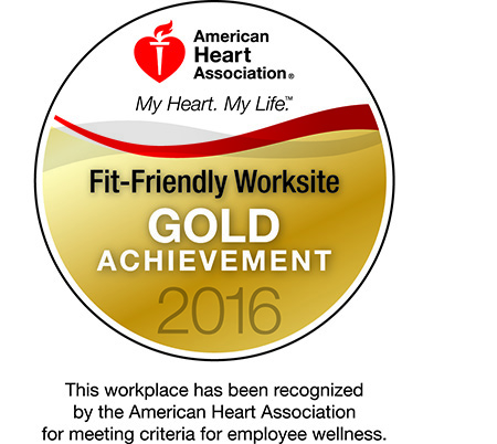 2016 American Heart Association Award Gold
