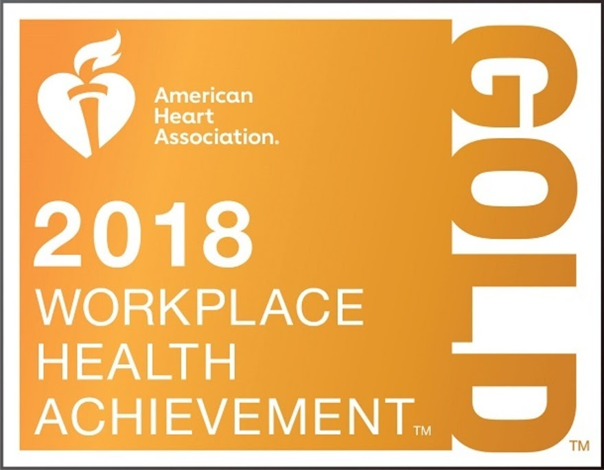 2018 American Heart Association Award Gold