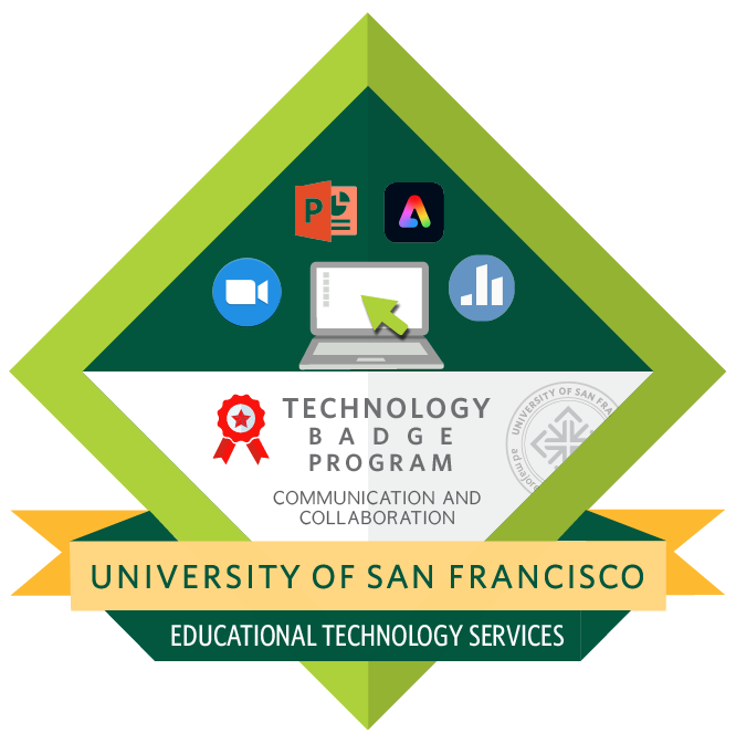 Technology Badge for Communication and Collaboration 