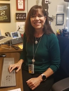 Denise in her office