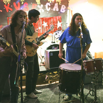 Musicians on stage