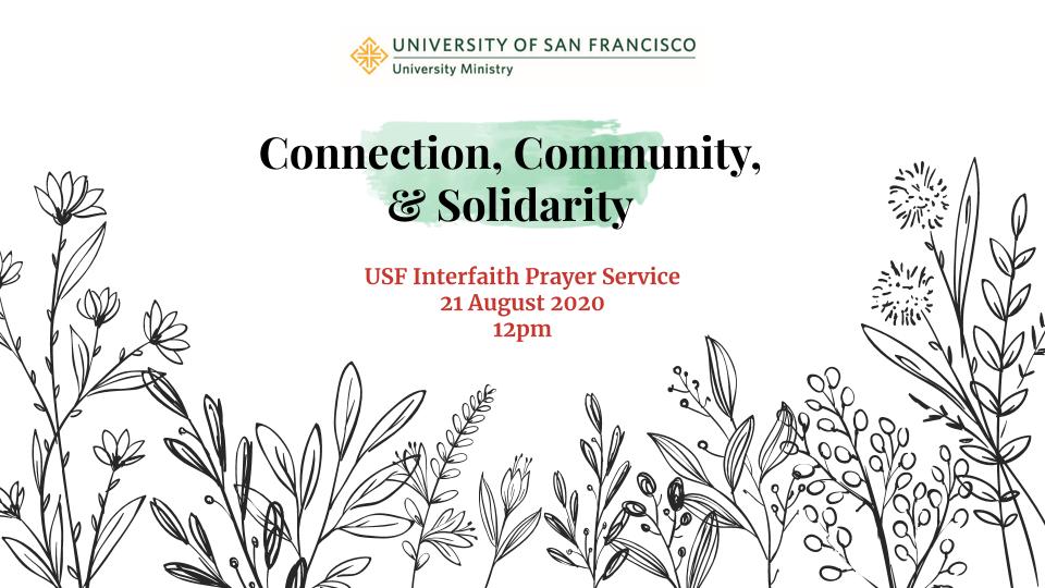 Connection, Community, and Solidarity