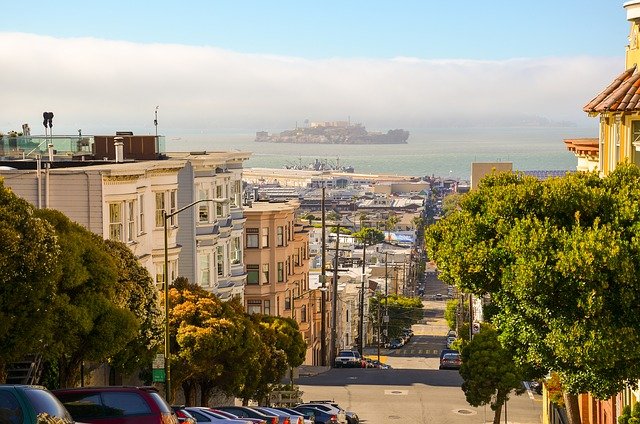 san francisco view of alcatraz