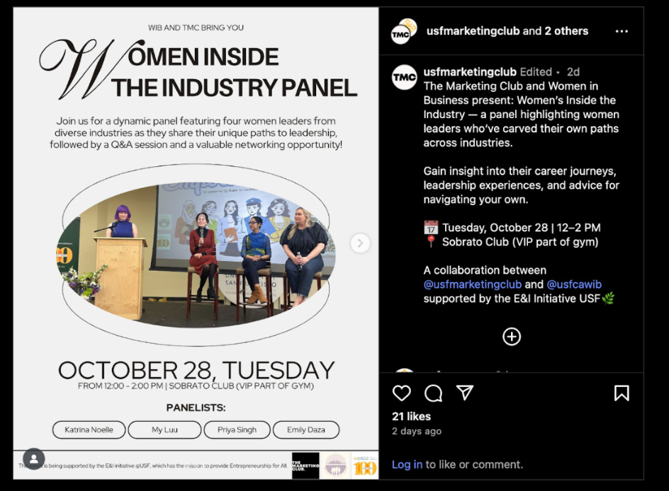 "Women in Business Flyer"