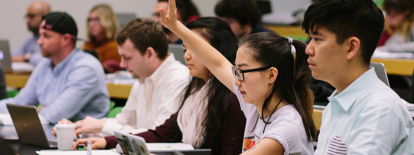 Students in class