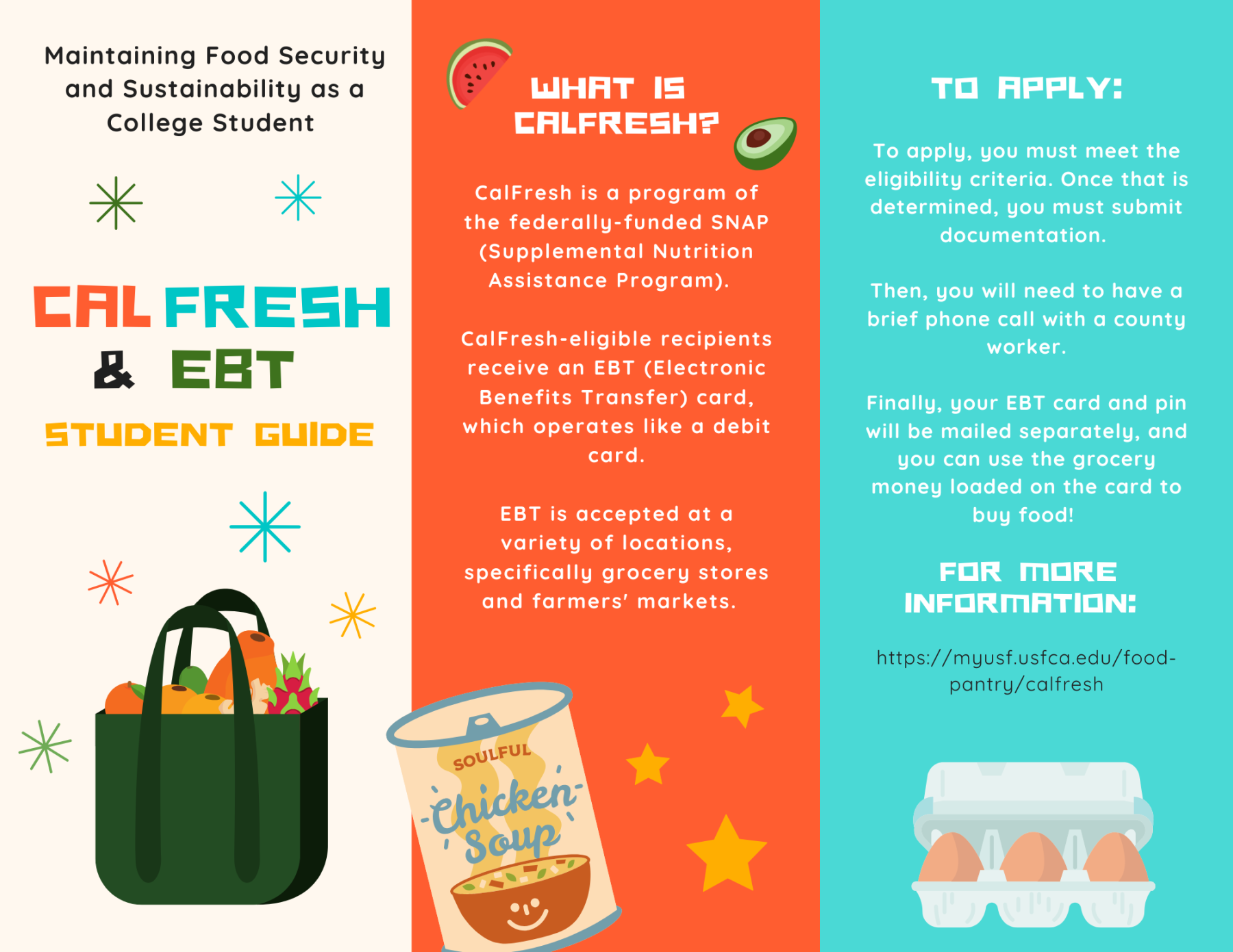 calfresh and ebt guide brochure