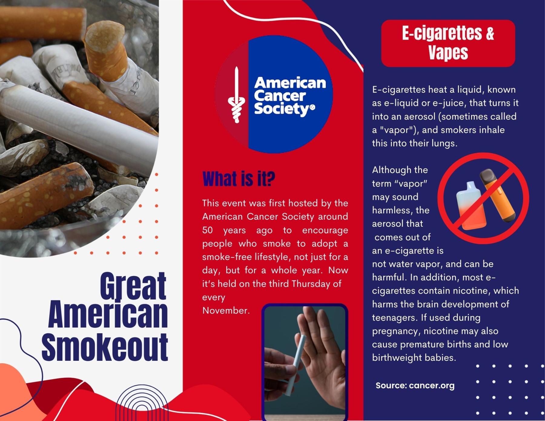 Great american smokeout cover