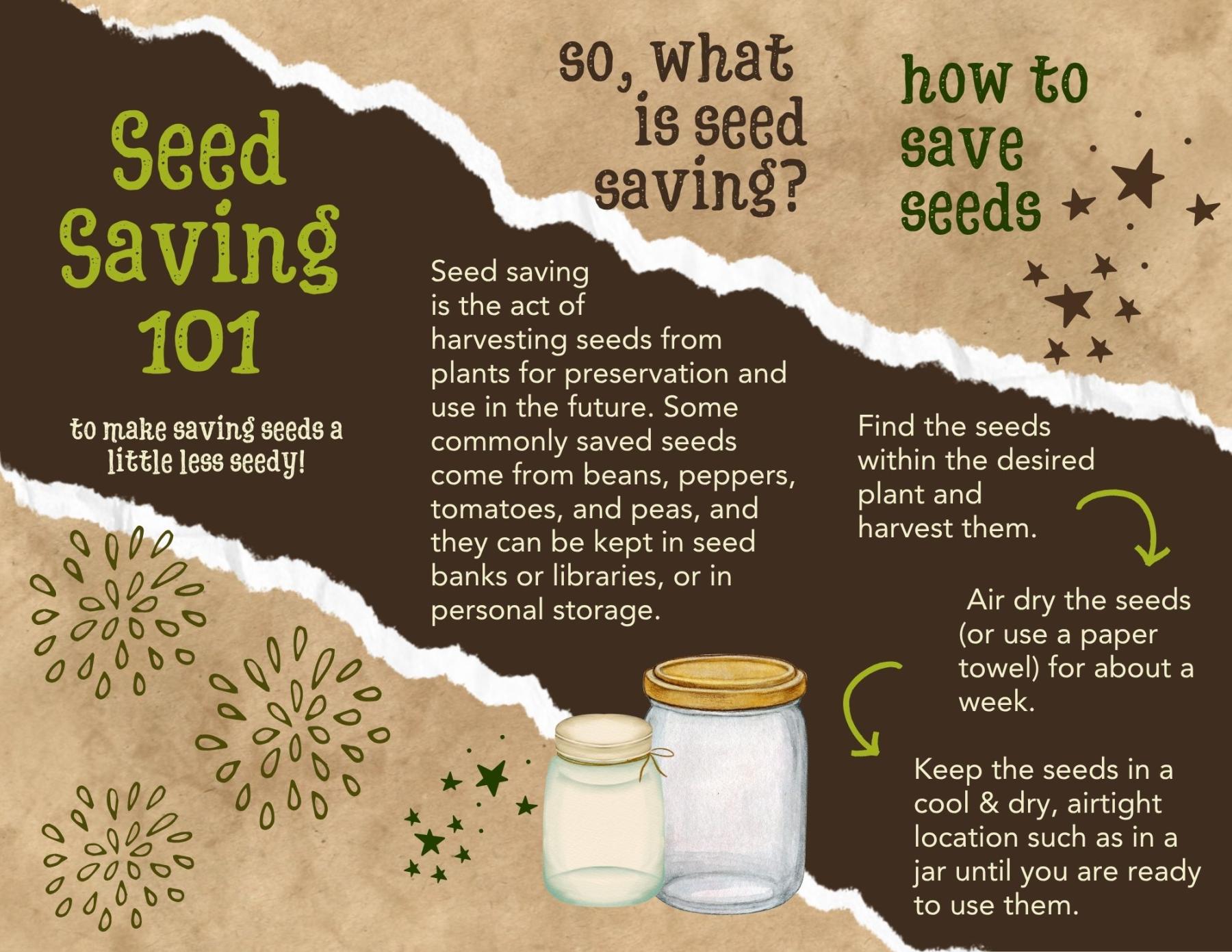 seed saving cover