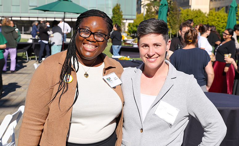 Osasere Evbuomwan and Brandi Lawless