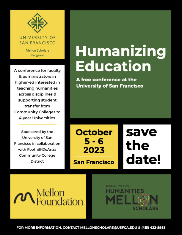 Save the Date for the Humanities Mellon Scholars Conference