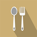Fork and a spoon