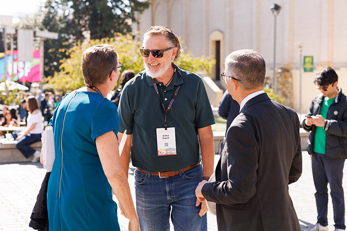Members of USF Community attend event in Gleeson Plaza