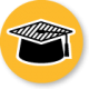 Explore Majors Graduation Cap Icon