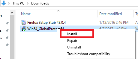 globalprotect client download