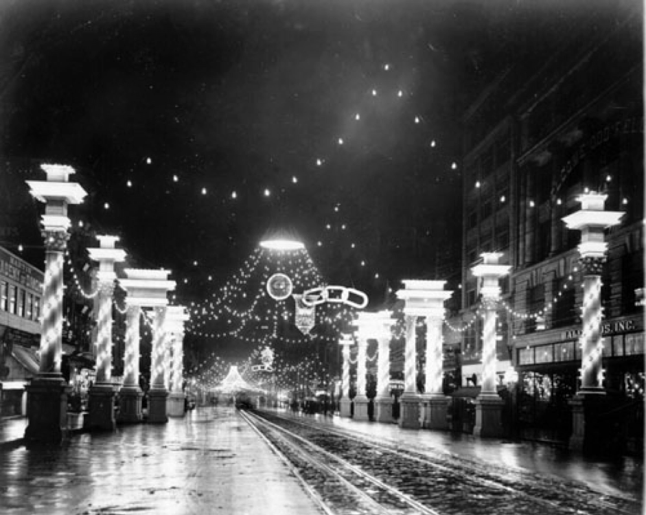 Market Street in San Francisco taken in 1900