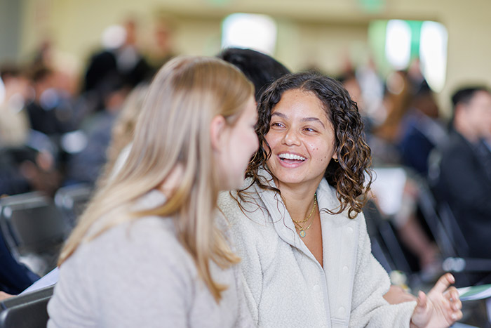 students attend event together