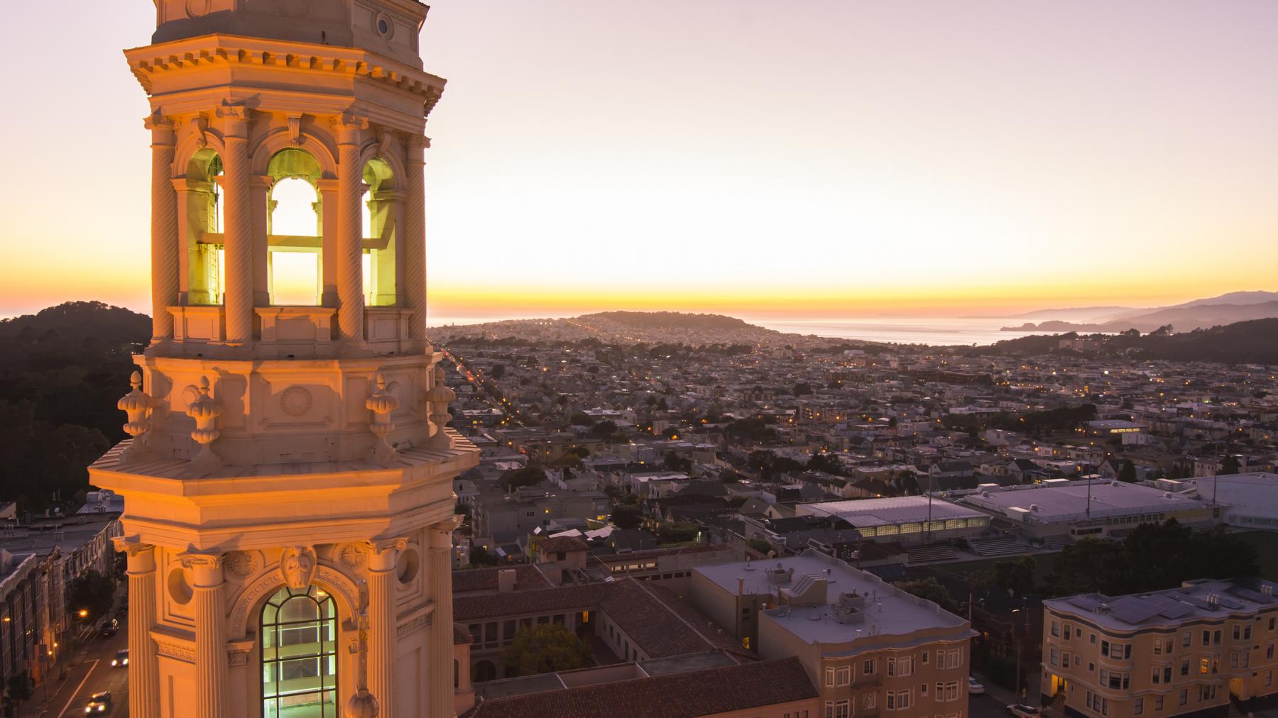 San Francisco Landscape during sunset