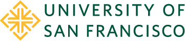 University of San Francisco Horizontal 2-line Logo with no tagline