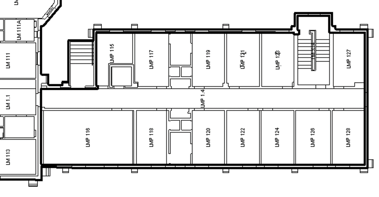 First Floor Floor Plan for Pacific Wing 