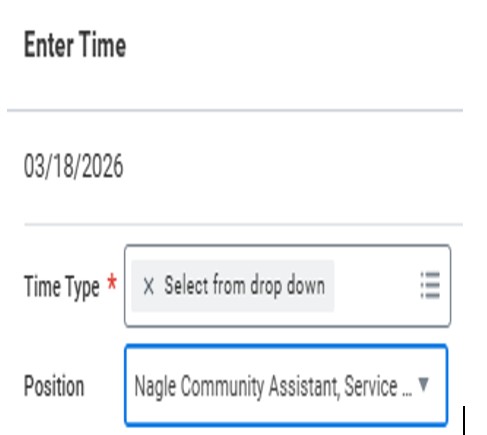 Enter Time for Multiple Positions in Workday