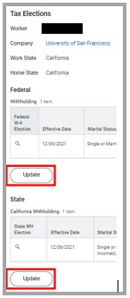 Tax Elections in Workday