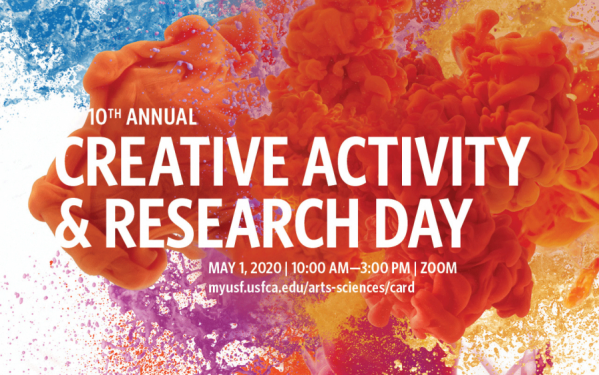 10th Annual Creative Activity and Research Day Promo Postcard