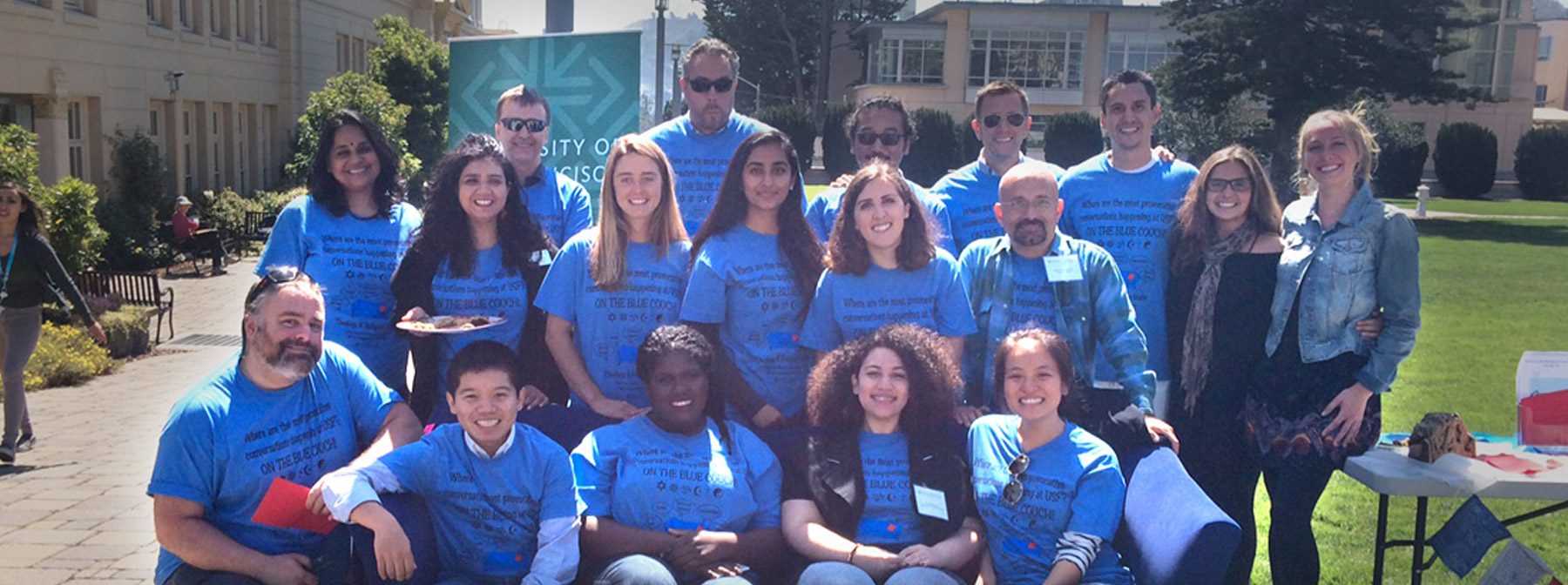 Students and staff group photo