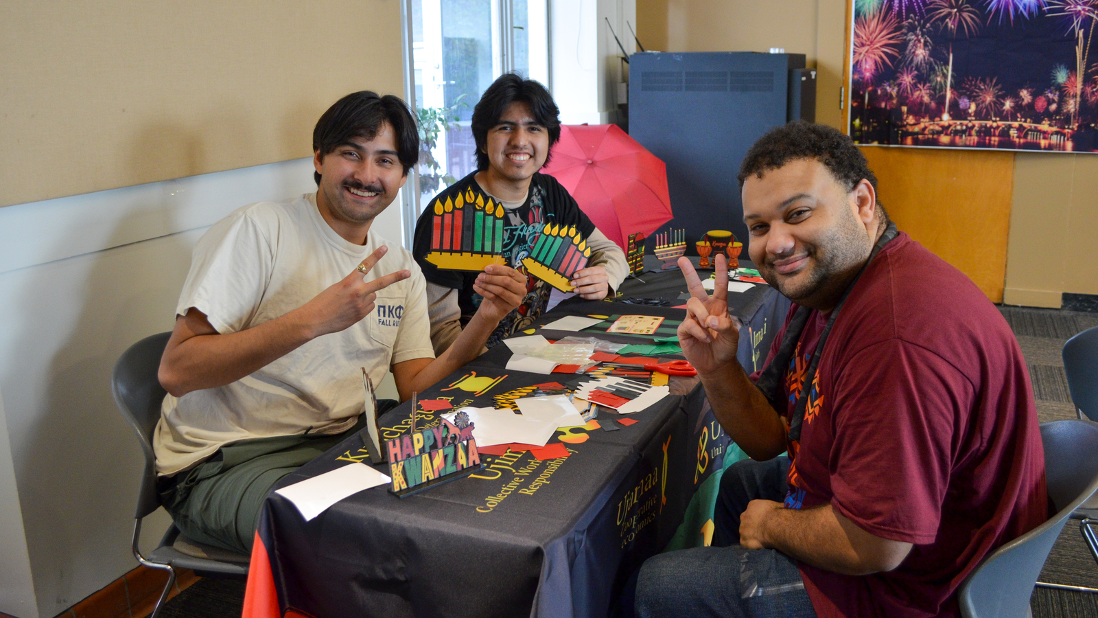 students sitting in a table