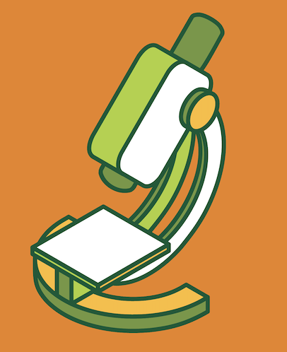 drawing of microscope