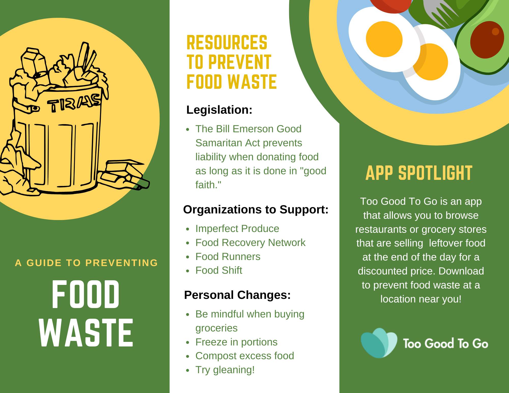 Food waste brochure