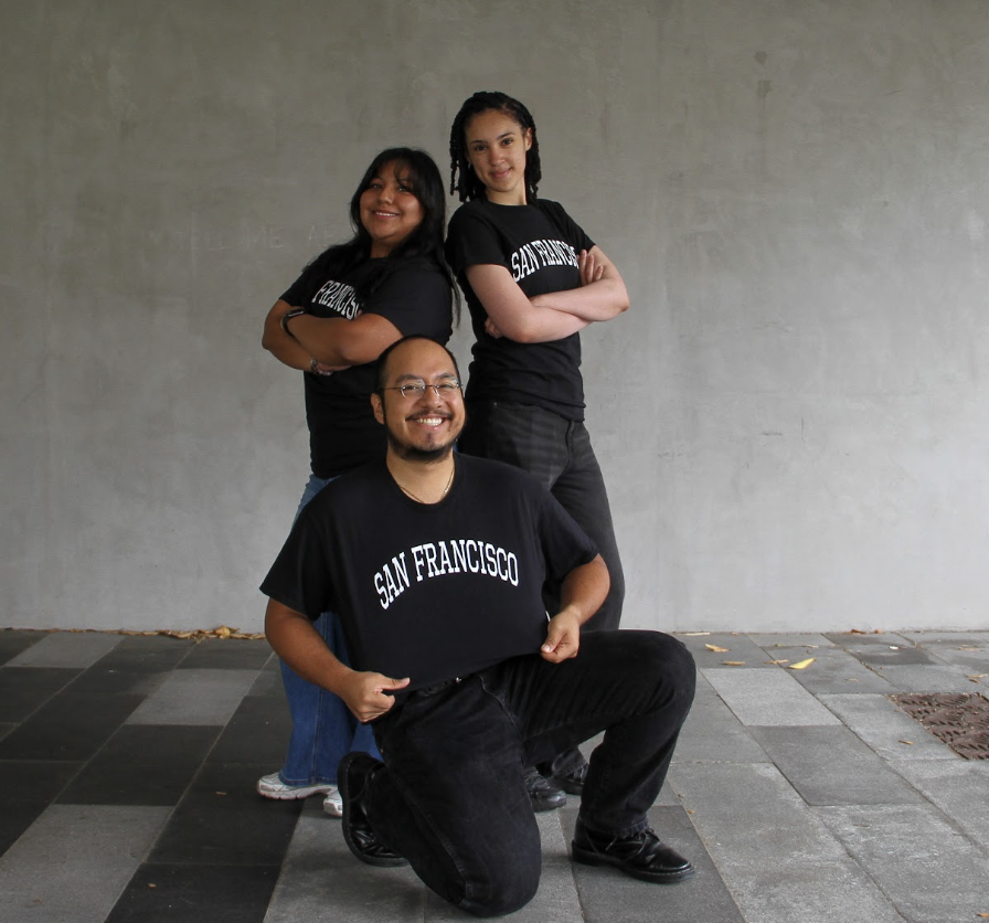 The three student support staff 