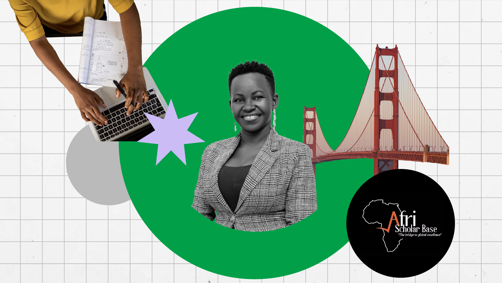 Maureen Nyanudde MS ’25 with Afri-Scholar Base