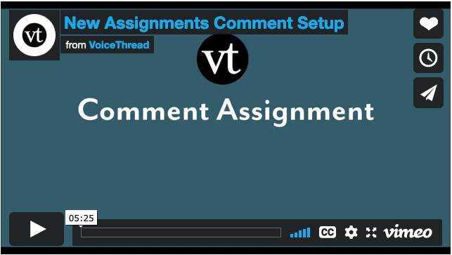 Comment Assignment