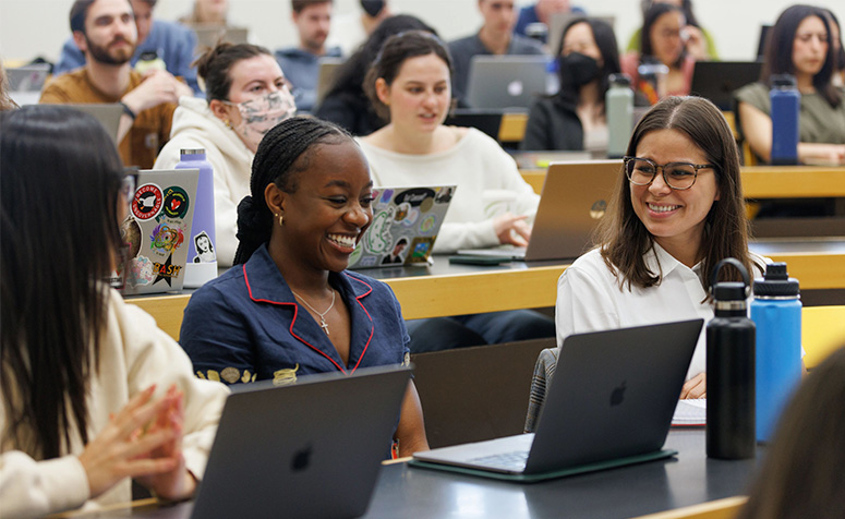 Students in class