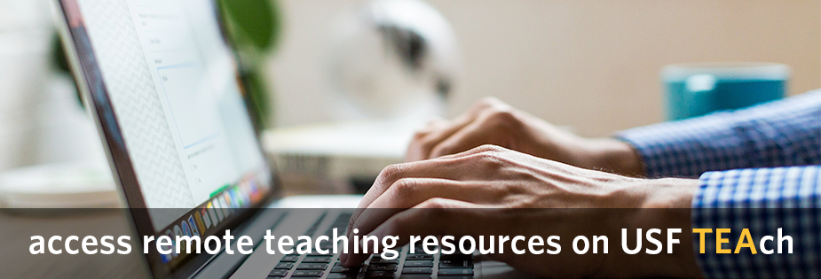 Access Remote teaching resources on USFTEAch