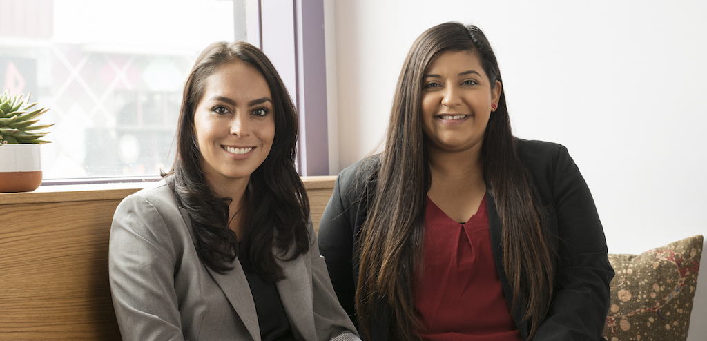 Dr. Daniela Domínguez and one of her students, Samantha Arrollo-Medellin