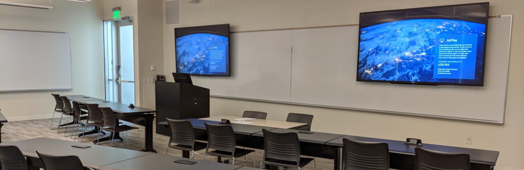Photo of a classroom at USF