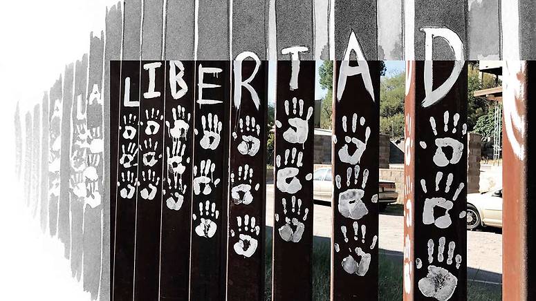 Handprint fence