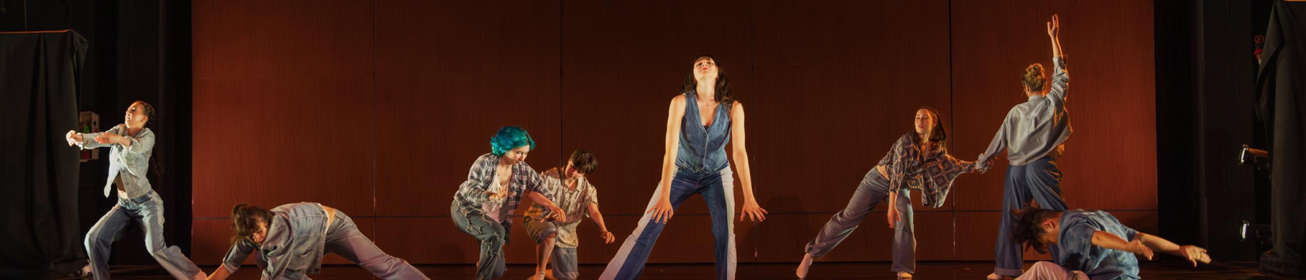 USF Dance Ensemble performing on stage