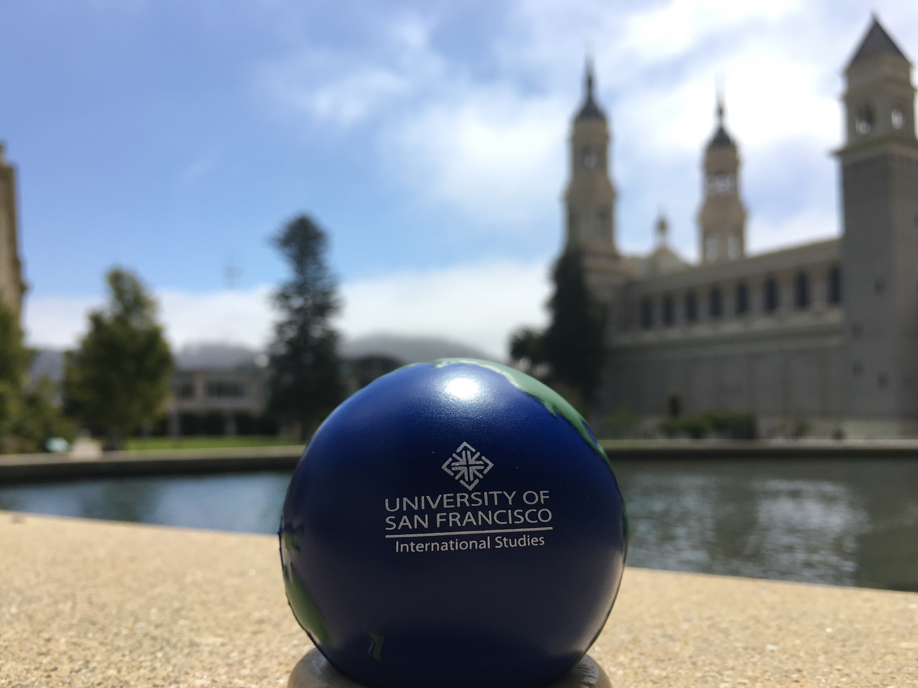 stress ball in view of the church