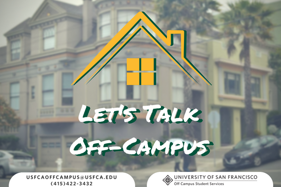 Let's Talk Off Campus Logo