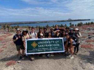 Study Abroad Students in the Galapagos Islands