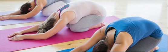 picture of people doing yoga