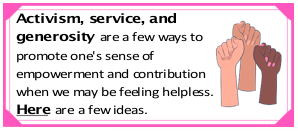 Activism, Service, Generosty