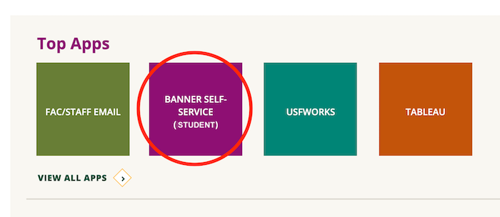 self service student button