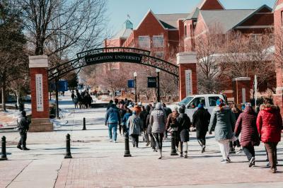 people walking