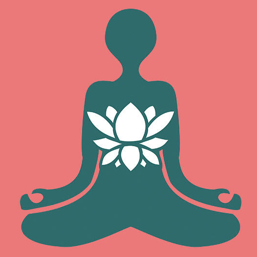 person sitting in lotus yoga position