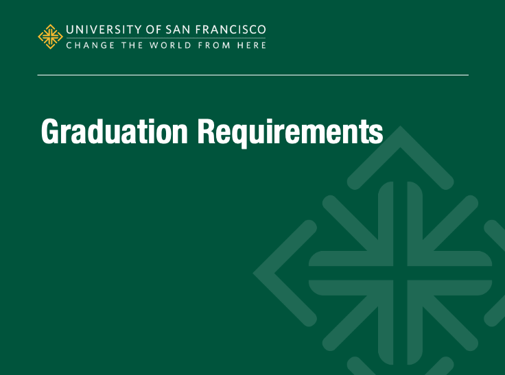 USF logo next to text that says "Graduation Requirements"