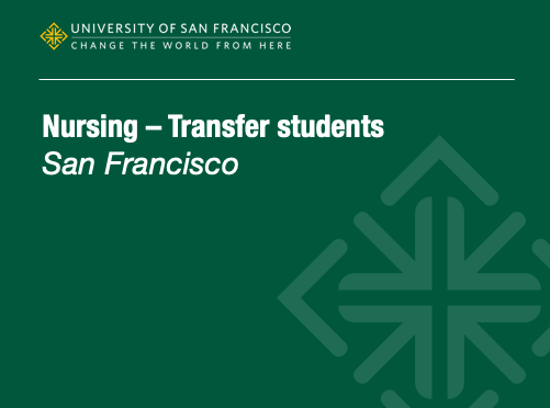 Nursing San Francisco Transfer students