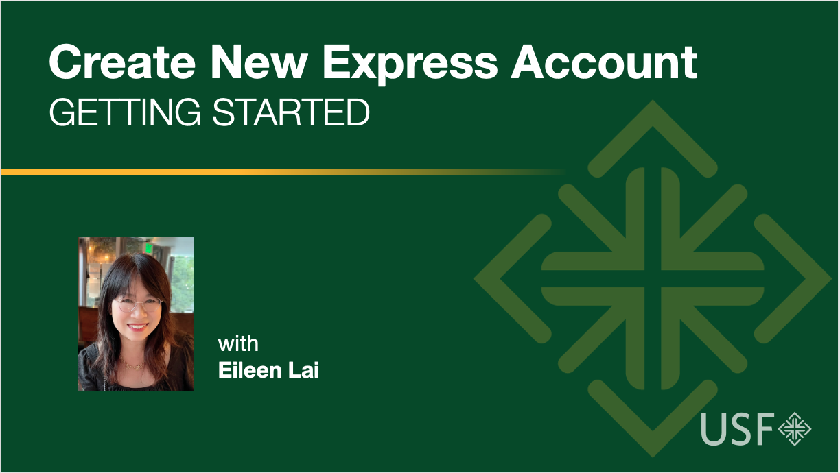 Create New Express Account
